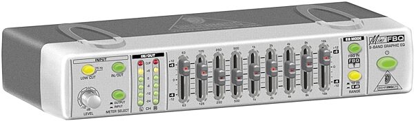 open zoom image for Behringer FBQ800 Ultra Compact 9-Band Graphic Equalizer with FBQ, Left