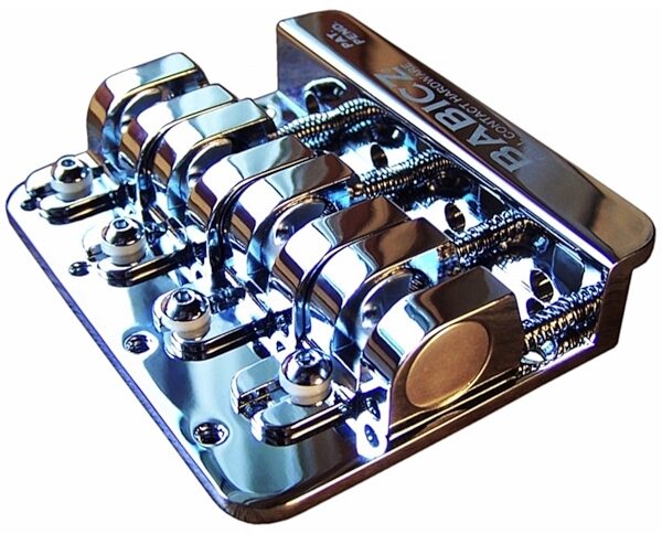 open zoom image for Babicz Full Contact 4-String Bass Bridge, Chrome, Alt