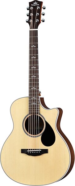 open zoom image for Kepma FC Spruce/Rosewood Mini Acoustic Guitar (with Gig Bag), Natural, Action Position Back