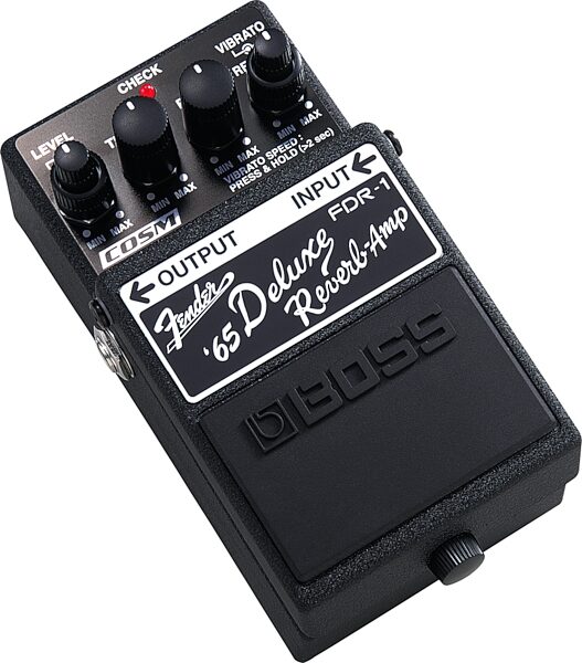 open zoom image for Boss FDR-1 Fender '65 Deluxe Reverb Pedal, Angle