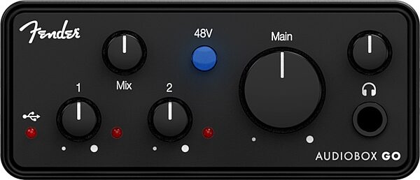 open zoom image for Fender AudioBox Go 2x2 USB-C Audio Interface, Open Box (Very Good), Action Position Back