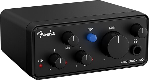 open zoom image for Fender AudioBox Go 2x2 USB-C Audio Interface, Open Box (Very Good), Action Position Back