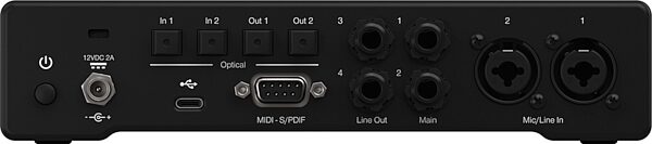 open zoom image for Fender Quantum HD 2 USB-C Recording Interface, New, Action Position Back