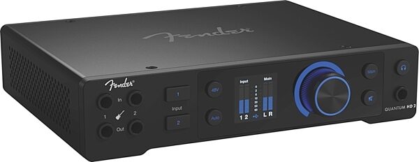 open zoom image for Fender Quantum HD 2 USB-C Recording Interface, New, Action Position Back
