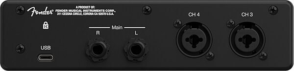 open zoom image for Fender Quantum LT 4 4x2 USB-C Audio Interface, New, Action Position Back