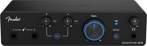 open zoom image for Fender Quantum LT 4 4x2 USB-C Audio Interface, New, Main