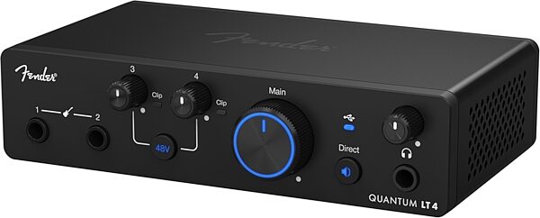open zoom image for Fender Quantum LT 4 4x2 USB-C Audio Interface, New, Action Position Back