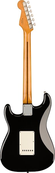 open zoom image for Fender Vintera II '50s Stratocaster Electric Guitar, Maple Fingerboard (with Gig Bag), Black, Open Box (Very Good), Action Position Back