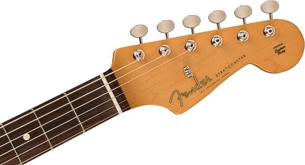 open zoom image for Fender Vintera II '60s Stratocaster Electric Guitar, Rosewood Fingerboard (with Gig Bag), 3-Color Sunburst, Open Box (Good), Action Position Back