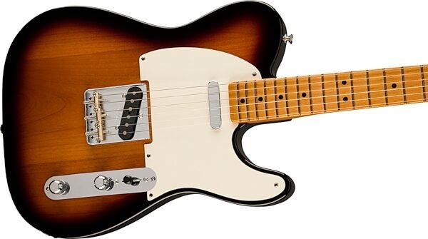open zoom image for Fender Vintera II '50s Nocaster Electric Guitar (with Gig Bag), 2-Color Sunburst, Open Box (Good), Action Position Back