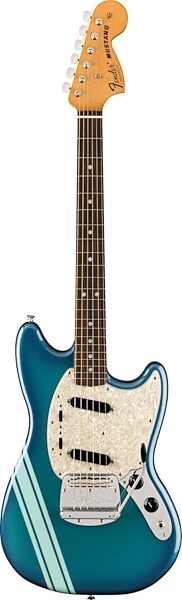 open zoom image for Fender Vintera II '70s Mustang Electric Guitar (with Gig Bag), Action Position Back