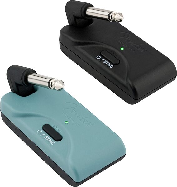 open zoom image for Fender Telepath Guitar Wireless System, Blue and Black, Action Position Back