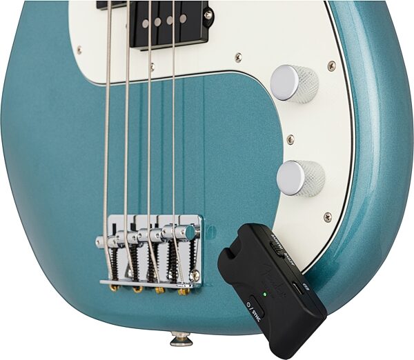 open zoom image for Fender Telepath Guitar Wireless System, Blue and Black, Action Position Back