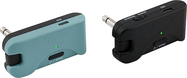 open zoom image for Fender Telepath Guitar Wireless System, Blue and Black, Action Position Back