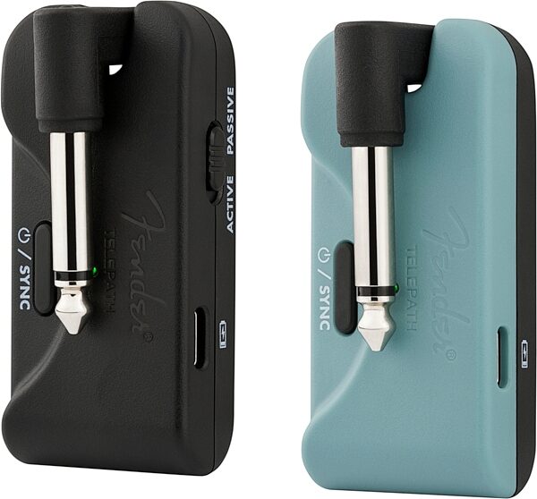 open zoom image for Fender Telepath Guitar Wireless System, Blue and Black, Action Position Back
