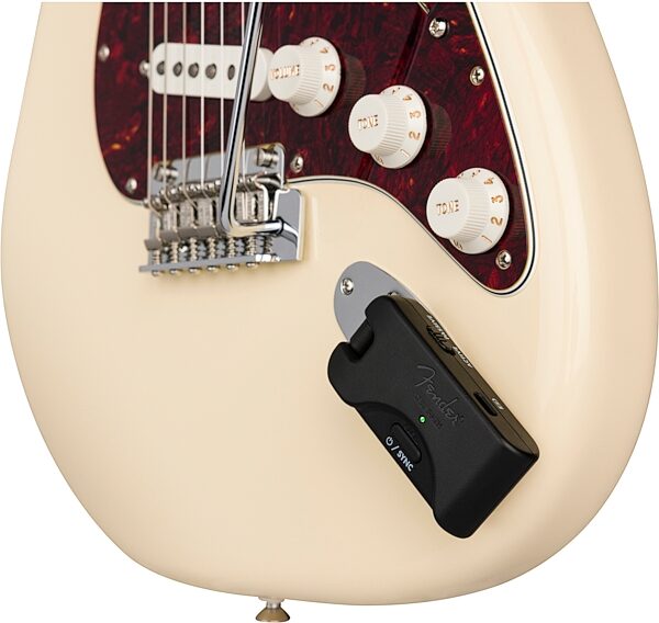 open zoom image for Fender Telepath Guitar Wireless System, Blue and Black, Action Position Back