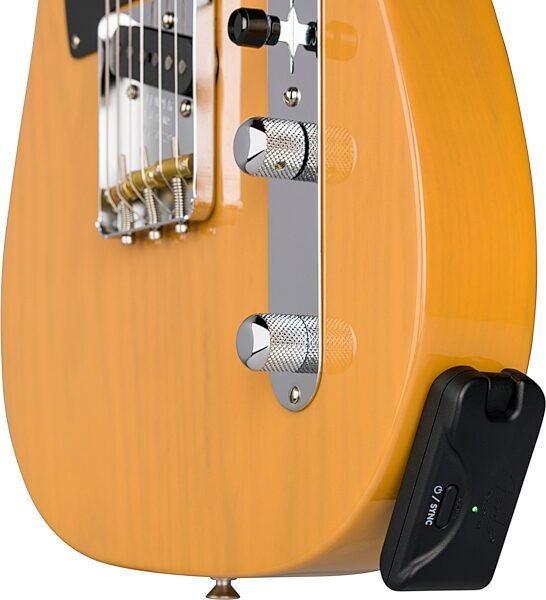 open zoom image for Fender Telepath Guitar Wireless System, Blue and Black, Action Position Back