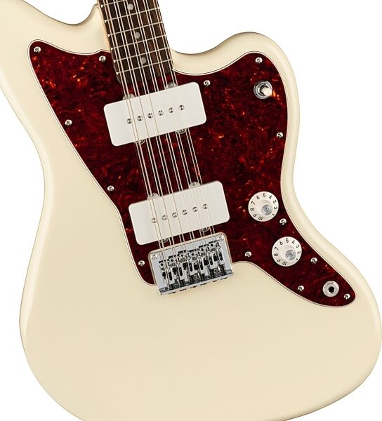 open zoom image for Squier Paranormal Jazzmaster XII Electric Guitar, Action Position Back