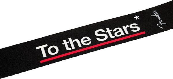 open zoom image for Fender Tom DeLonge "To the Stars" Guitar Strap, Action Position Back