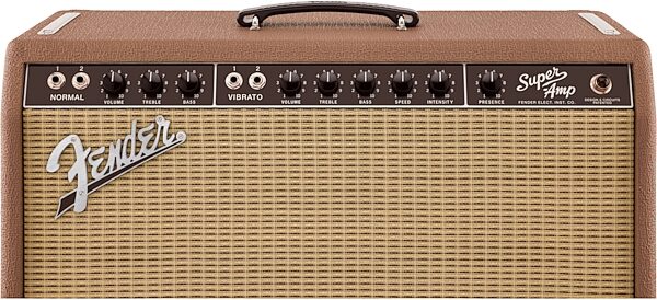open zoom image for Fender American Vintage '62 Super Amp Guitar Tube Amplifier (40 Watts, 2x10"), New, Action Position Back