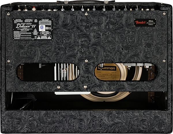 open zoom image for Fender Hot Rod Deluxe 30th Anniversary Tube Guitar Combo Amplifier (40 Watts, 1x12), New, Action Position Back