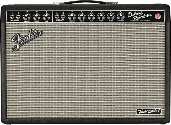 open zoom image for Fender Tone Master Deluxe Reverb Guitar Combo Amp (100 Watts, 1x12"), New, Action Position Back