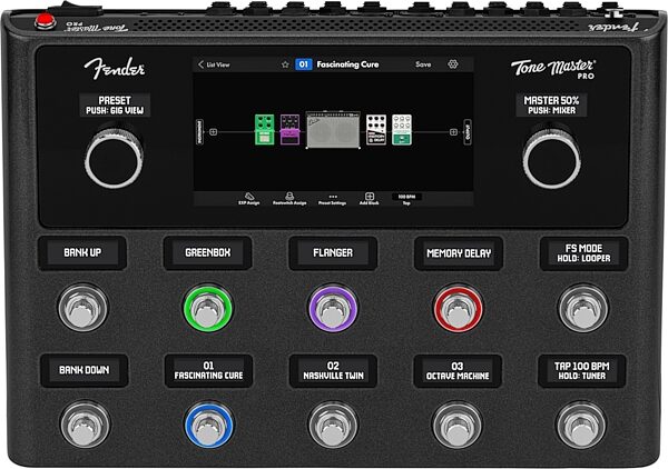 open zoom image for Fender Tone Master Pro Guitar Workstation Pedal, New, Action Position Back