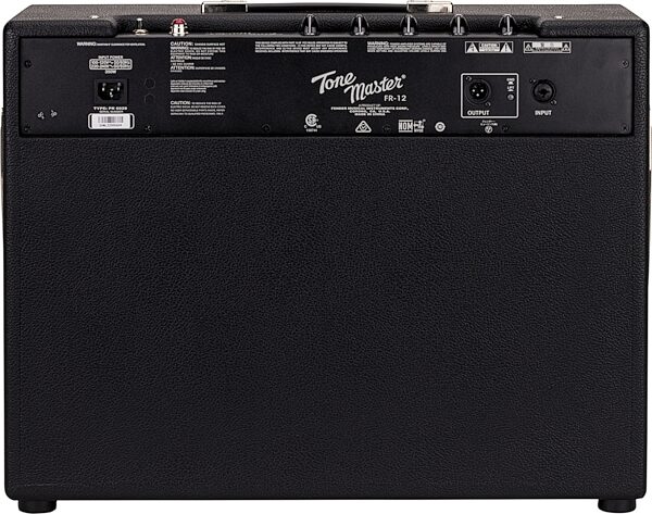 open zoom image for Fender FR-12 Tone Master Powered Speaker, Black, Action Position Back