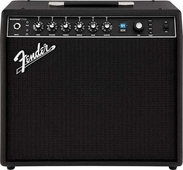 open zoom image for Fender Mustang LTX50 Digital Guitar Combo Amplifier, New, Action Position Back