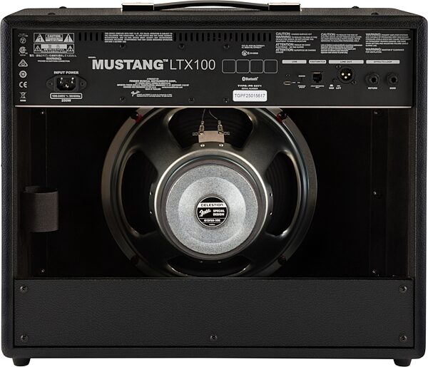 open zoom image for Fender Mustang LTX100 Digital Guitar Combo Amplifier, New, Action Position Back