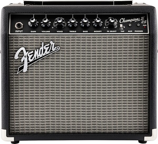 open zoom image for Fender Champion II 25 Guitar Combo Amplifier (1x8", 25 Watts), New, Action Position Back