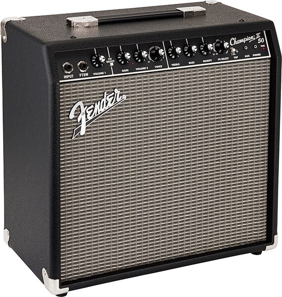 open zoom image for Fender Champion II 50 Guitar Combo Amplifier (1x12", 50 Watts), New, Action Position Back