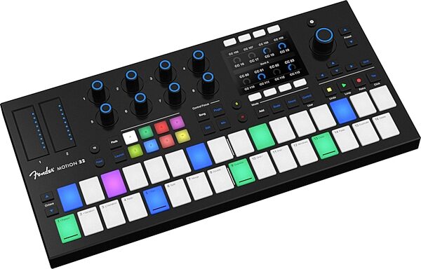open zoom image for Fender Motion 32 DAW Pad Controller, New, Action Position Back