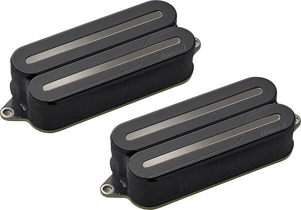 open zoom image for Fishman Fluence Modern Open-Core HB-7 Humbucker 7-String Electric Guitar Pickup Set, Black with Black Nickel Blades, Action Position Back