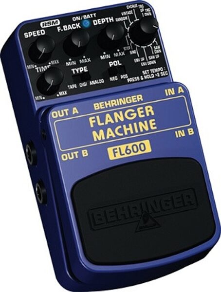 open zoom image for Behringer FL600 Flanger Machine Pedal, Left