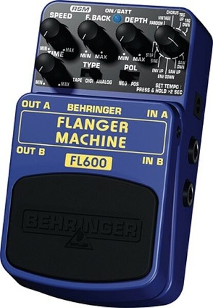 open zoom image for Behringer FL600 Flanger Machine Pedal, Right