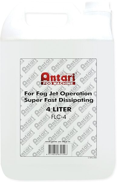 open zoom image for Antari FLC4 Super Light Fog Fluid, 4 Liter, Action Position Back