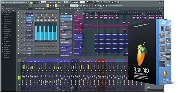open zoom image for Image-Line FL Studio Signature Edition Software, Digital Download, Screenshot Front