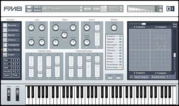 open zoom image for Native Instruments FM8 Software Synth (Macintosh and Windows), Main