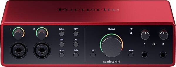 open zoom image for Focusrite Scarlett 16i16 Gen 4 USB Audio Interface, New, Action Position Back