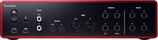 open zoom image for Focusrite Scarlett 18i16 Gen 4 USB Audio Interface, New, Action Position Back