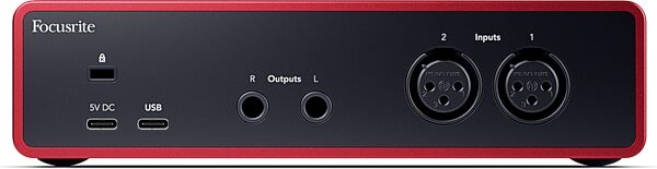 open zoom image for Focusrite Scarlett 2i2 Studio Gen 4 Audio Interface Recording Package, New, Action Position Back