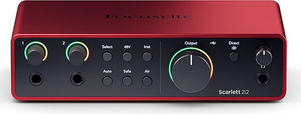 open zoom image for Focusrite Scarlett 2i2 Studio Gen 4 Audio Interface Recording Package, New, Action Position Back