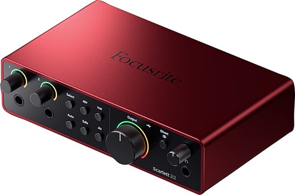 open zoom image for Focusrite Scarlett 2i2 Gen 4 USB Audio Interface, New, Top