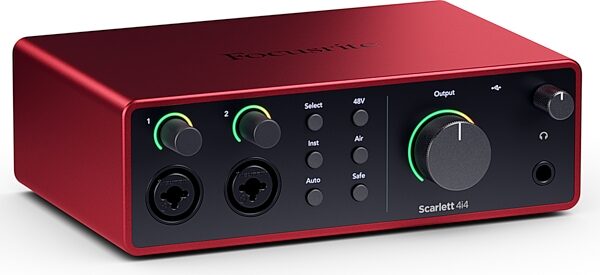 open zoom image for Focusrite Scarlett 4i4 Gen 4 USB Audio Interface, Open Box (Very Good), Left