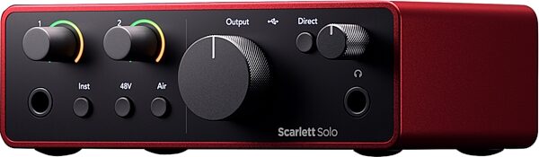 open zoom image for Focusrite Scarlett Solo Gen 4 USB Audio Interface, New, Action Position Back