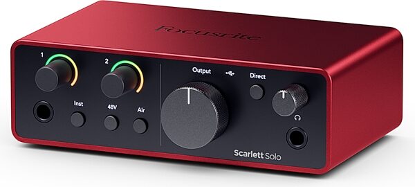 open zoom image for Focusrite Scarlett Solo Gen 4 USB Audio Interface, New, Action Position Back
