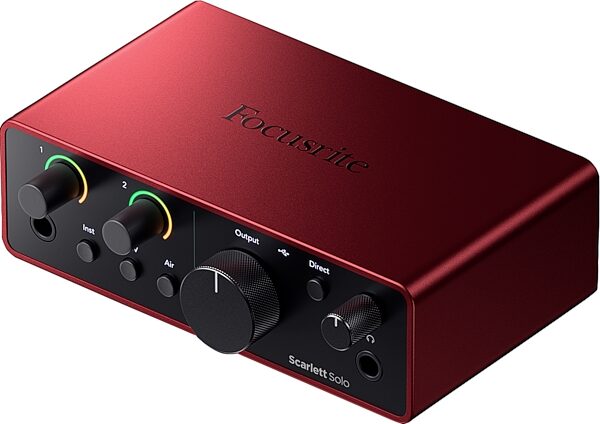 open zoom image for Focusrite Scarlett Solo Gen 4 USB Audio Interface, New, Action Position Back