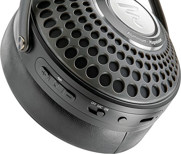 open zoom image for Focal Bathys Wireless Noise-Cancelling Headphones, Black Silver, Open Box (Like New), Action Position Back