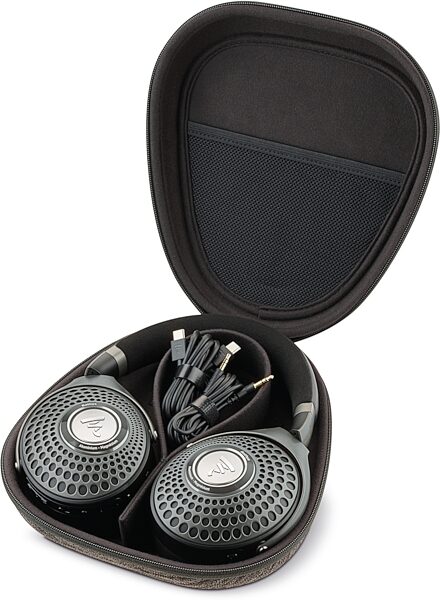 open zoom image for Focal Bathys Wireless Noise-Cancelling Headphones, Black Silver, Open Box (Like New), Action Position Back